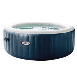  Structure Gonflable Carrée Pour PureSpa Intex Blue Navy 6 Places