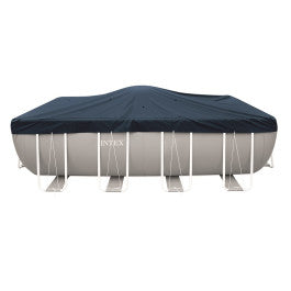  Bâche D'hivernage Pour Piscine Tubulaire Rectangulaire Intex L 5,49 X L 2,74 M