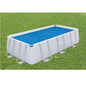  Bâche à Bulles Bestway Rectangulaire 4,57 X 2,17 M Pour Piscine 4,88 X 2,44 X 1,22 M