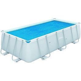 DESTOCKAGE - Bâche à Bulles Bestway Rectangulaire 2,60 X 1,80 M Pour Piscine De 2,82 X 1,96 X 0,84 M