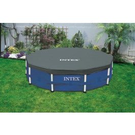 Bâche De Protection Pour Piscine Tubulaire Ronde Intex Ø 4,57 M