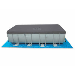  Bâche De Protection Pour Piscine Tubulaire Rectangulaire Intex L 9,75 X L 4,88 M