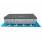  Bâche De Protection Pour Piscine Tubulaire Rectangulaire Intex L 9,75 X L 4,88 M