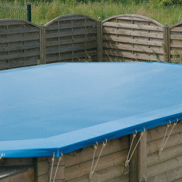  Bâche Hivernage Piscine Octogonale Longue Ubbink 400 X 820 Cm