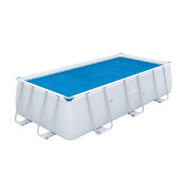  Bâche à Bulles Bestway Rectangulaire 5,24 X 2,50 M Pour Piscine De 5,49 X 2,74 X 1,22 M