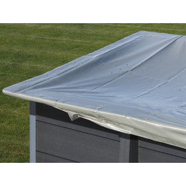  Bâche De Protection Pour Piscine Composite GRE - 4,66 X 3,26 M