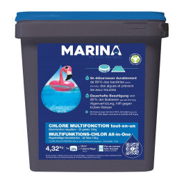  Marina Désinfection Régulière - Galets De Chlore Multifonction 4,32kg