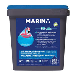  Galets 200g De Chlore Marina Pour Piscine > 25 M³ - 5 Kg
