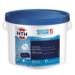  HTH Maxitab Action 5 - Galets De Chlore Stabilisé 5kg