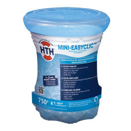  HTH Mini-Easyclic - Diffuseur Flottant Traitement Complet Au Chlore 750g - Pour Piscine 10 à 30 M³