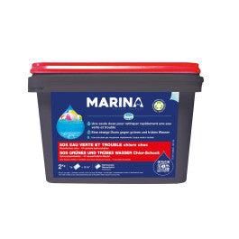  Marina Désinfection Choc - SOS Eau Verte Et Trouble Sachets Hydrosolubles Chlore Choc 2kg
